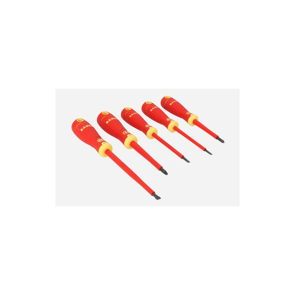 BahcoFit_VDE_Insulated_Slotted_and_Pozidriv_Screwdriver_Set_5_Pcs_B220.015