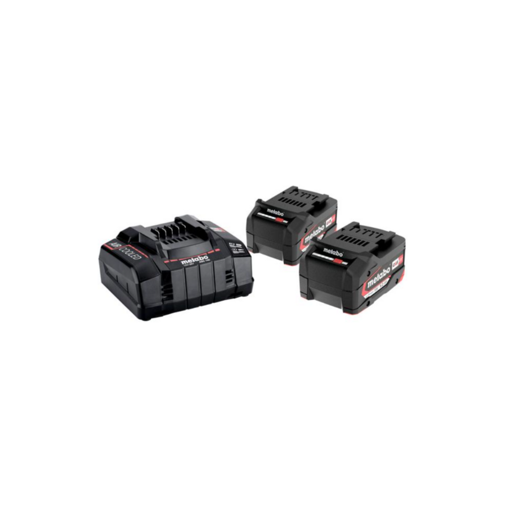 Metabo Basic Set Inc 2x 5.2Ah Li 18V Batteries & ASC 145 Charger