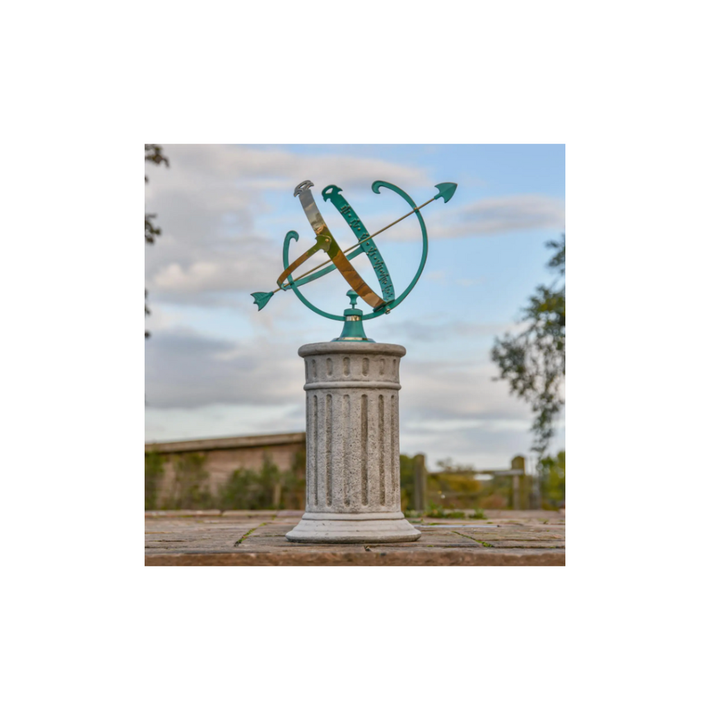 Black Country Metal Works Profatius Armillary Verdigris Sundial HS026VL
