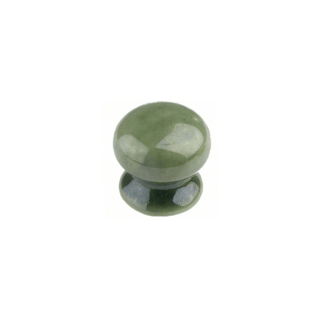 Black Country Metal Works Soft Sage Ceramic Cupboard Knob 31mm