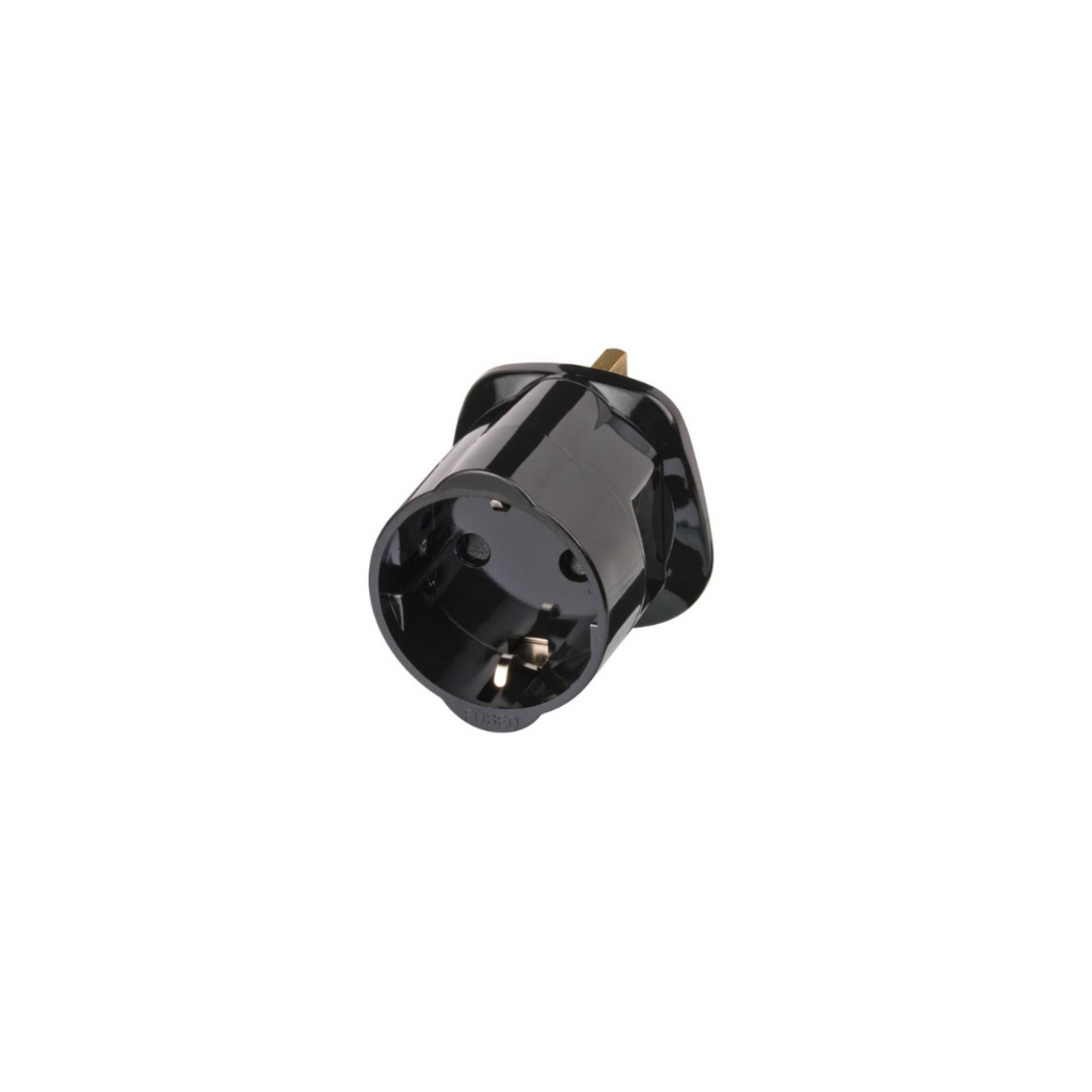 BrennenstuhlBlackEUToUKTravelPlugAdapter