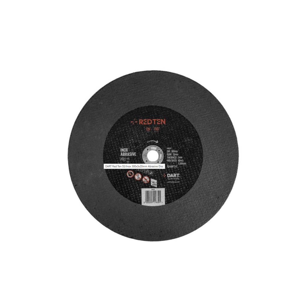 DART Red Ten SSInox Abrasive Disc 300 x 20mm