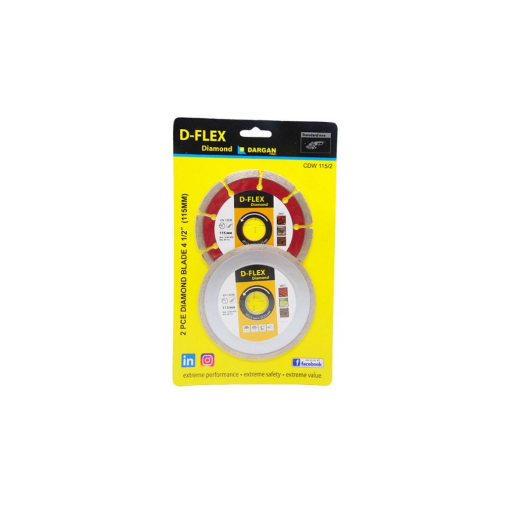 Dargan 2 pce Diamond Disc Set (CDW1152)