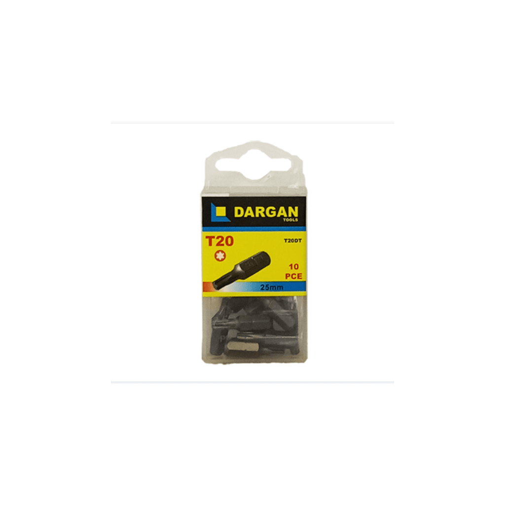 Dargan T25 Torsion Torx Screwdriver Bits - Tool Source - Buy Tools and Hardware Online