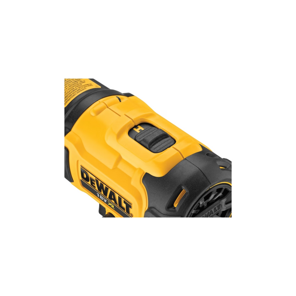 Dewalt DCE530N-XJ 18V XR Heat Gun control button