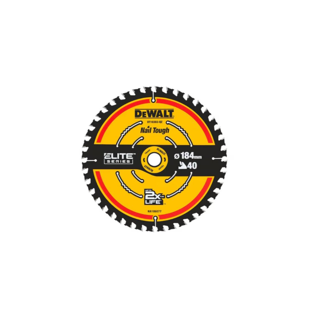 Dewalt DT10303-QZ Elite Series Circular Saw Blade 184mm x 16mm x 40T