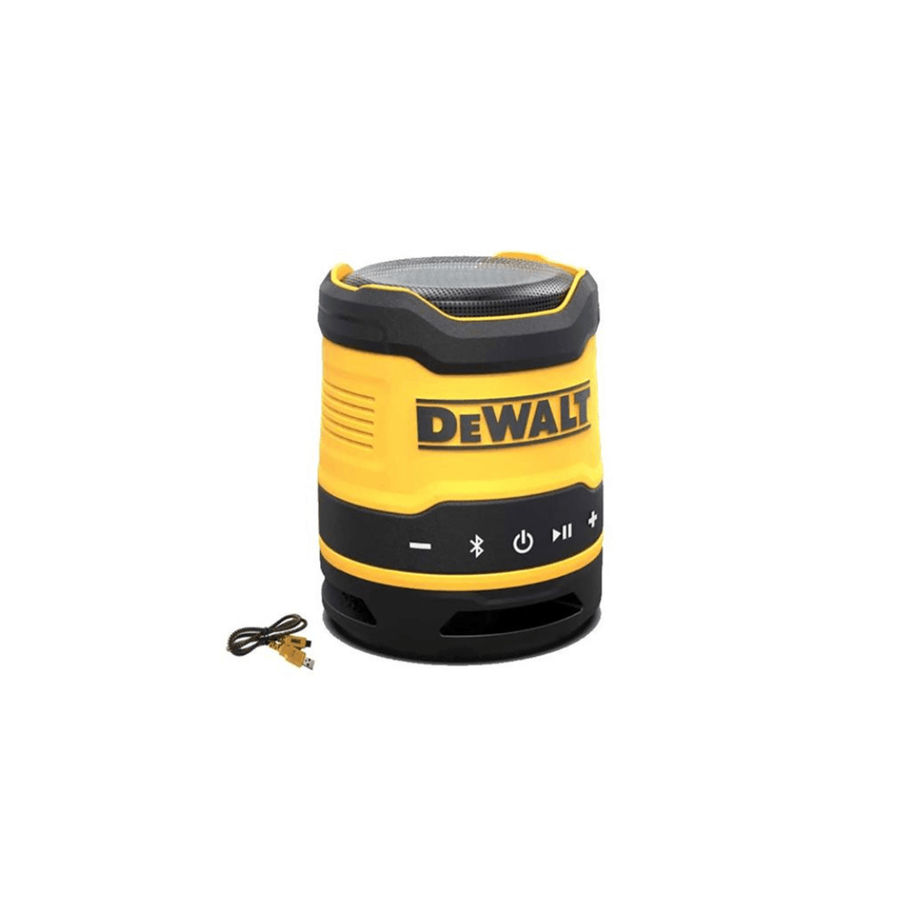 Dewalt DCR009-XJ Rechargeable USB-C Compact Bluetooth Speaker - Tool Source - Buy Tools and Hardware Online