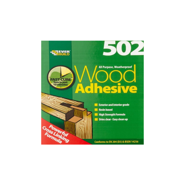 Everbuild 502 All Purpose Weatherproof Wood Adhesive 5l
