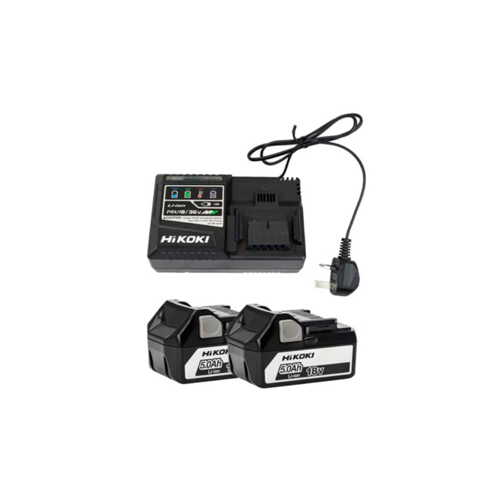 HIKOKI 18V STARTER PACK ( 2 BATTERIES BSL1850 AND 1 CHARGER UC18YSL3)