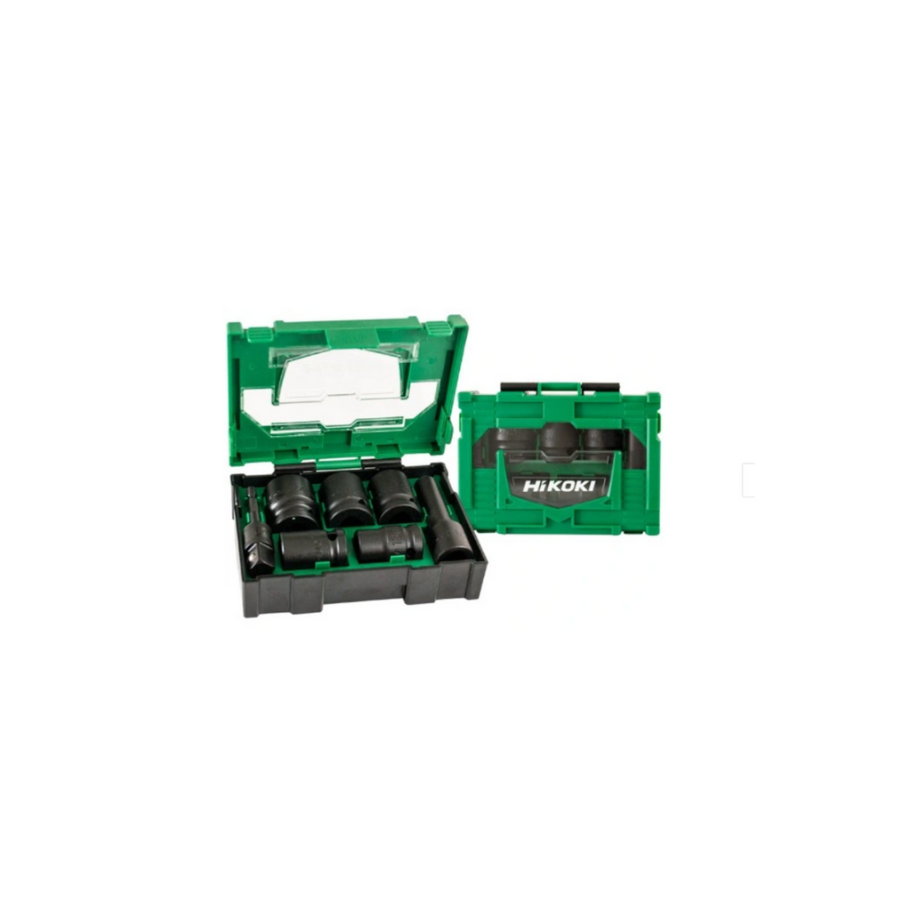 HiKOKI 12 Impact Socket Set Bit Box 7 Pce - 40030025