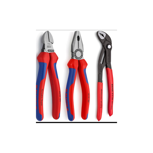 Knipex 3 Piece Plier Set 00 20 09 V01