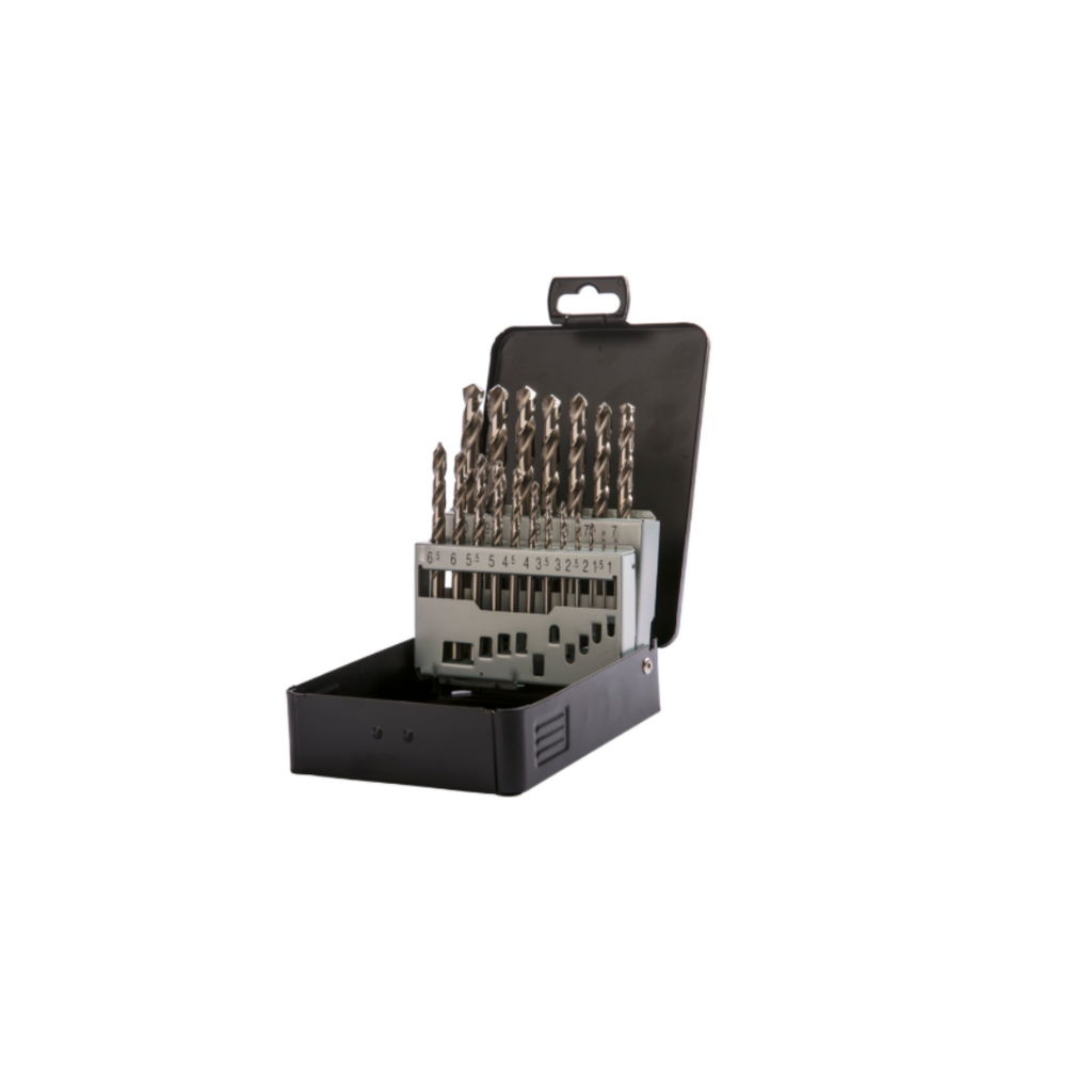 Labor HSS-G Ground Metal Drill Bit Set 19 Piece 1-10mm 