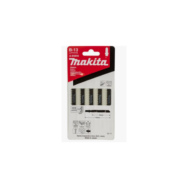 Makita B13 Basic Cut Wood Jigsaw Blades A-85656 5 pce packet