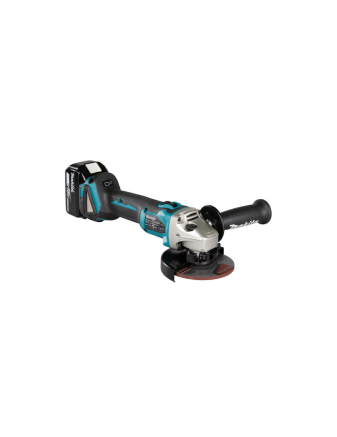 Makita DGA504Z 18V LXT brushless 125mm cordless angle grinder on White background