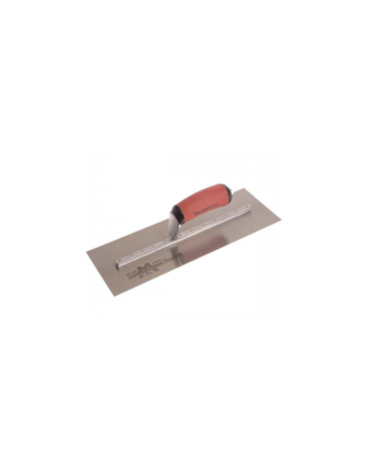 Marshalltown MXS77D 18 inch by 4 and a half inch carbon steel finishing trowel with DuraSoft handle