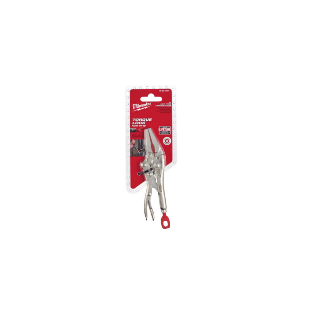 Milwaukee 6 Flat Long Nose Torque Lock Locking Pliers (4932471731)