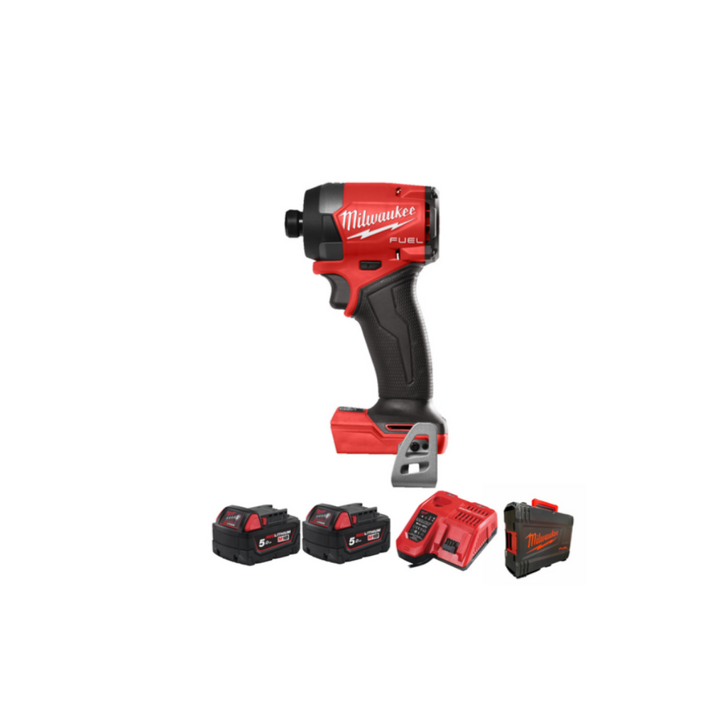 Milwaukee M18FID3-502X Fuel Gen 4 Impact Driver Kit inc. 2x5Ah