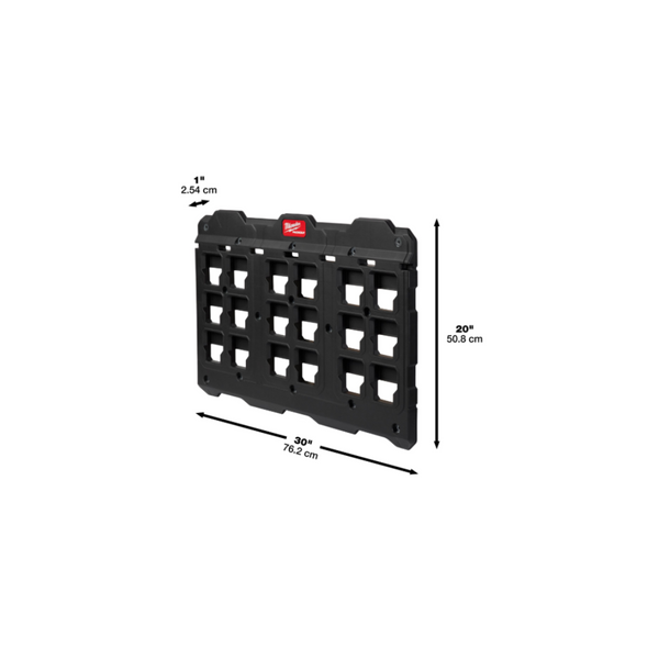 Milwaukee Packout XL Mounting Plate 4932480622 measurements