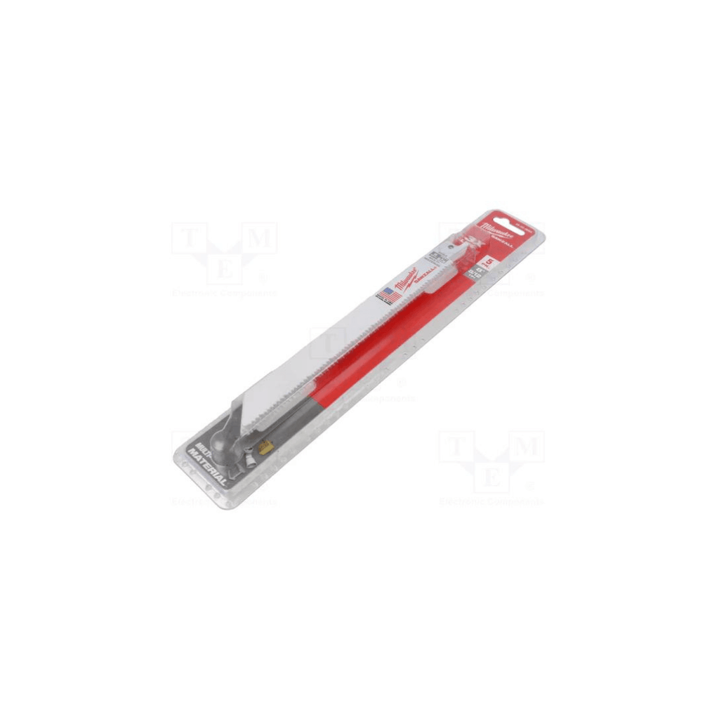 MILWAUKEE SAWZALL BLADE 200MM 8/12 TPI WOOD/METAL/PLASTIC UNIVERSAL (5) - Tool Source - Buy Tools and Hardware Online