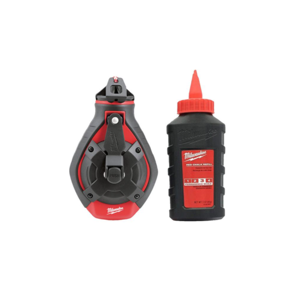 Milwaukee Chalk Reel with Red Chalk Refill