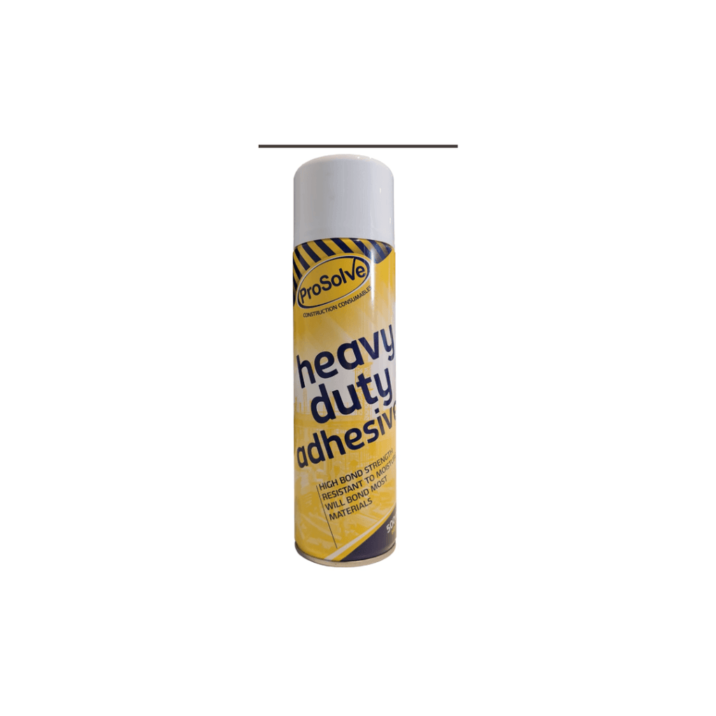 PROSOLVE HEAVY DUTY ADHESIVE AEROSOL 500ML - Tool Source - Buy Tools and Hardware Online