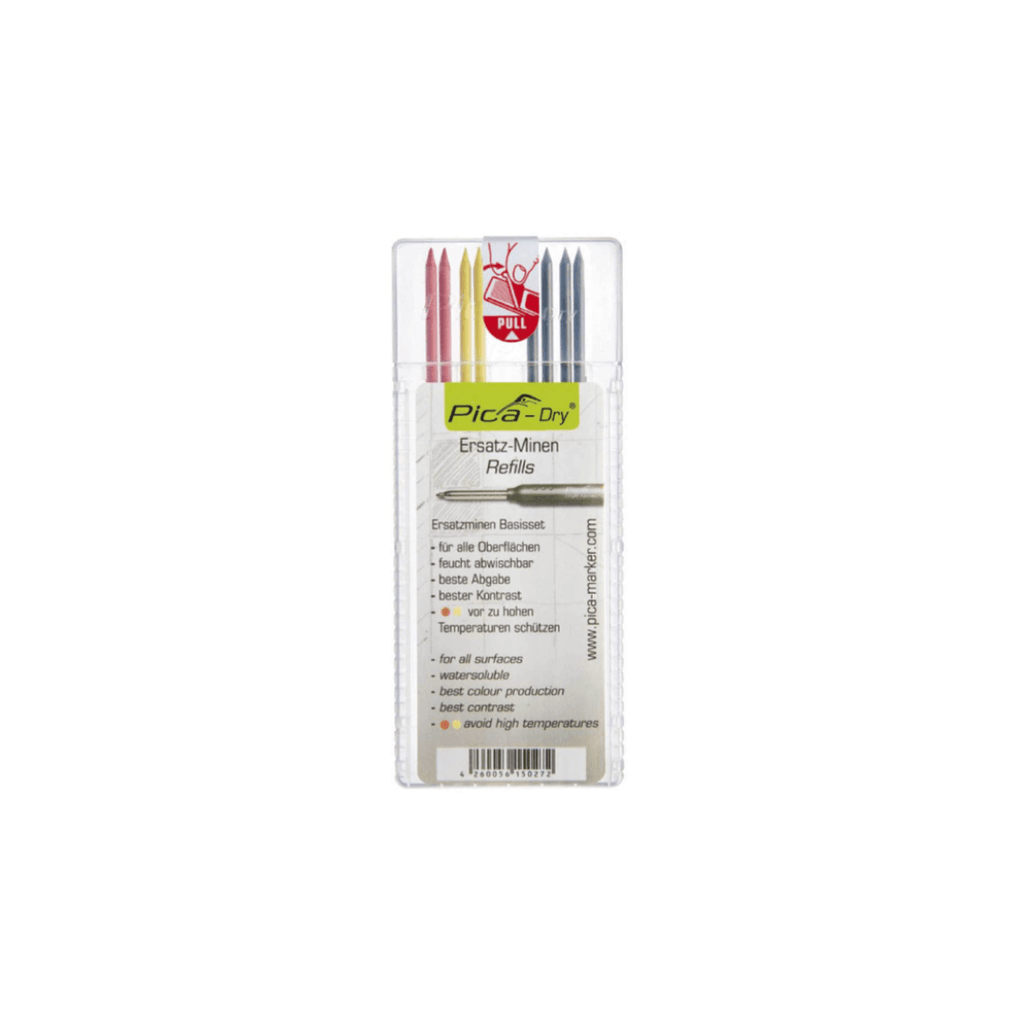 Pica 4020/SB -Dry Refill Leads water soluble (Mixed colour) - Tool Source - Buy Tools and Hardware Online