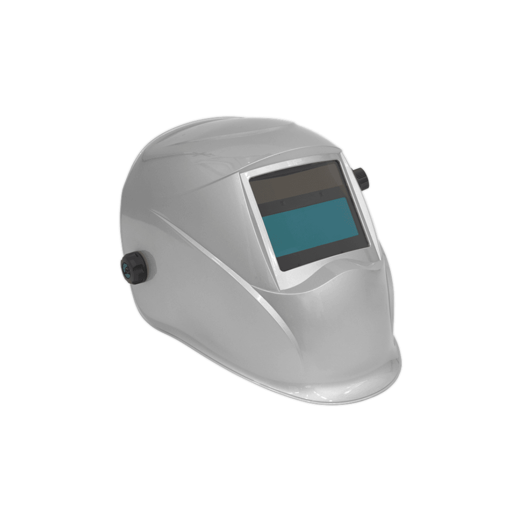 Sealey Auto Darkening Welding Helmet - Shade 9-13 - Silver (PWH613) - Tool Source - Buy Tools and Hardware Online
