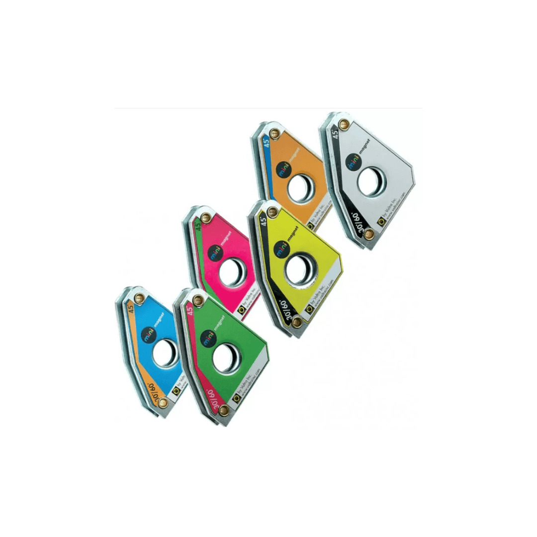 StrongHand Tools Mini Magnet Squares Pack 6 pc MS346AT - Tool Source