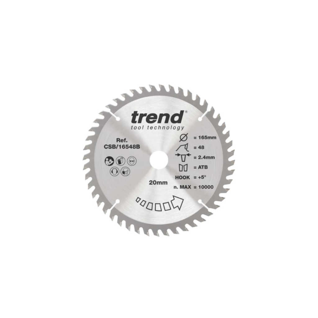 Trend CSB16548B CraftPro Crosscut Plunge Saw Blade