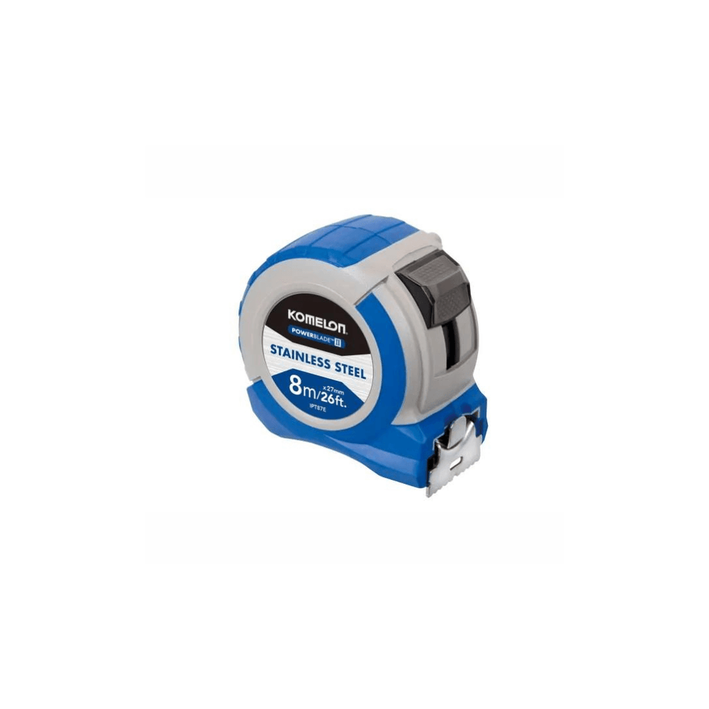Komelon IPT87E PowerBlade Inox SS Tape; 8m/26ft - Tool Source - Buy Tools and Hardware Online