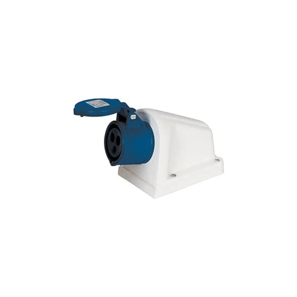 PowerMaster 457049 32A Surface-Mountable Socket 240V 3 Pin - Tool Source - Buy Tools and Hardware Online