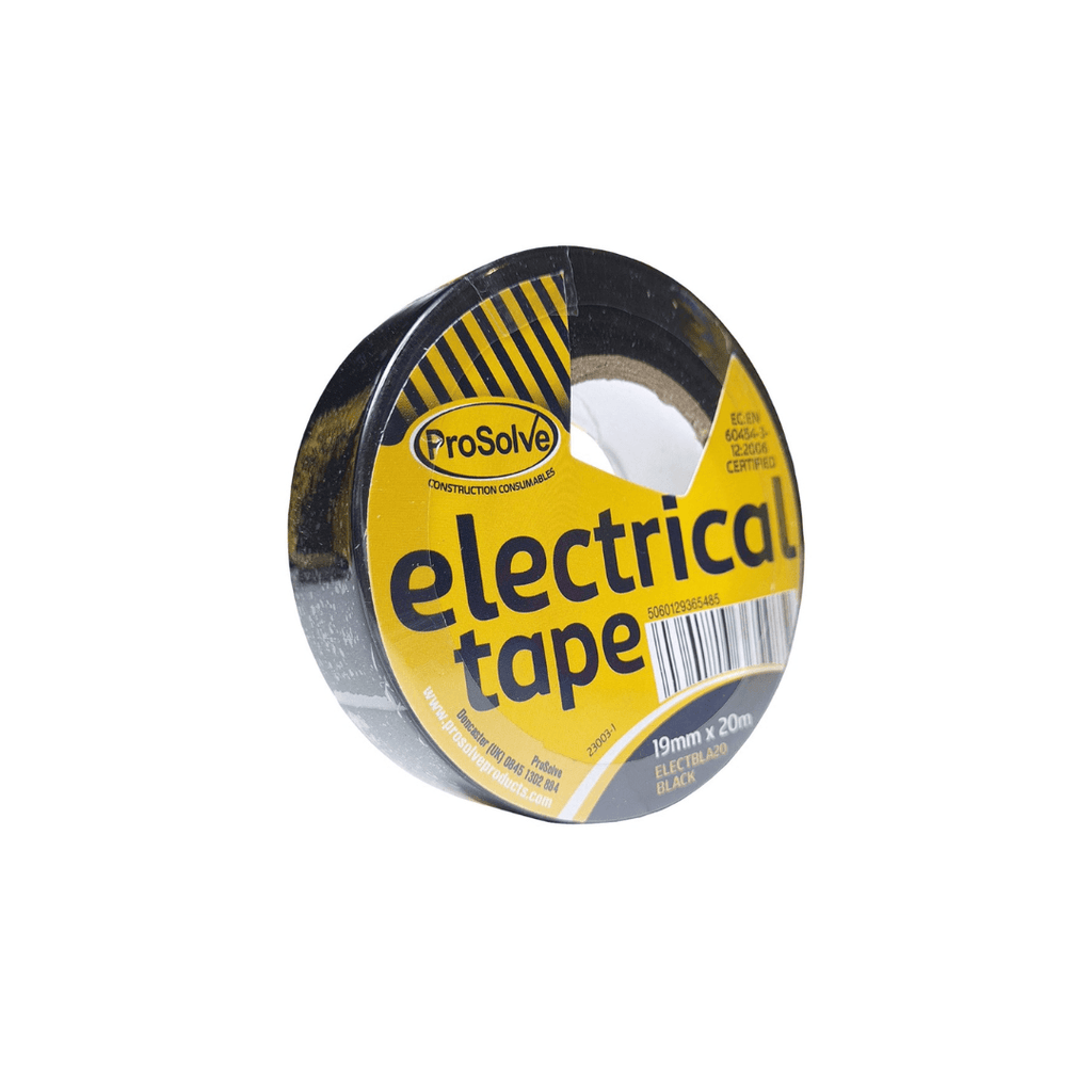 PROSOLVE ELECTRICAL TAPE 19MM X 20M - Tool Source - Buy Tools and Hardware Online