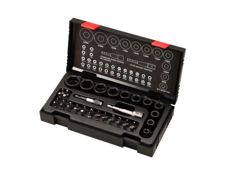 HiKOKI 752500 Impact Socket and Bit Set 41pc - Tool Source - Buy Tools and Hardware Online