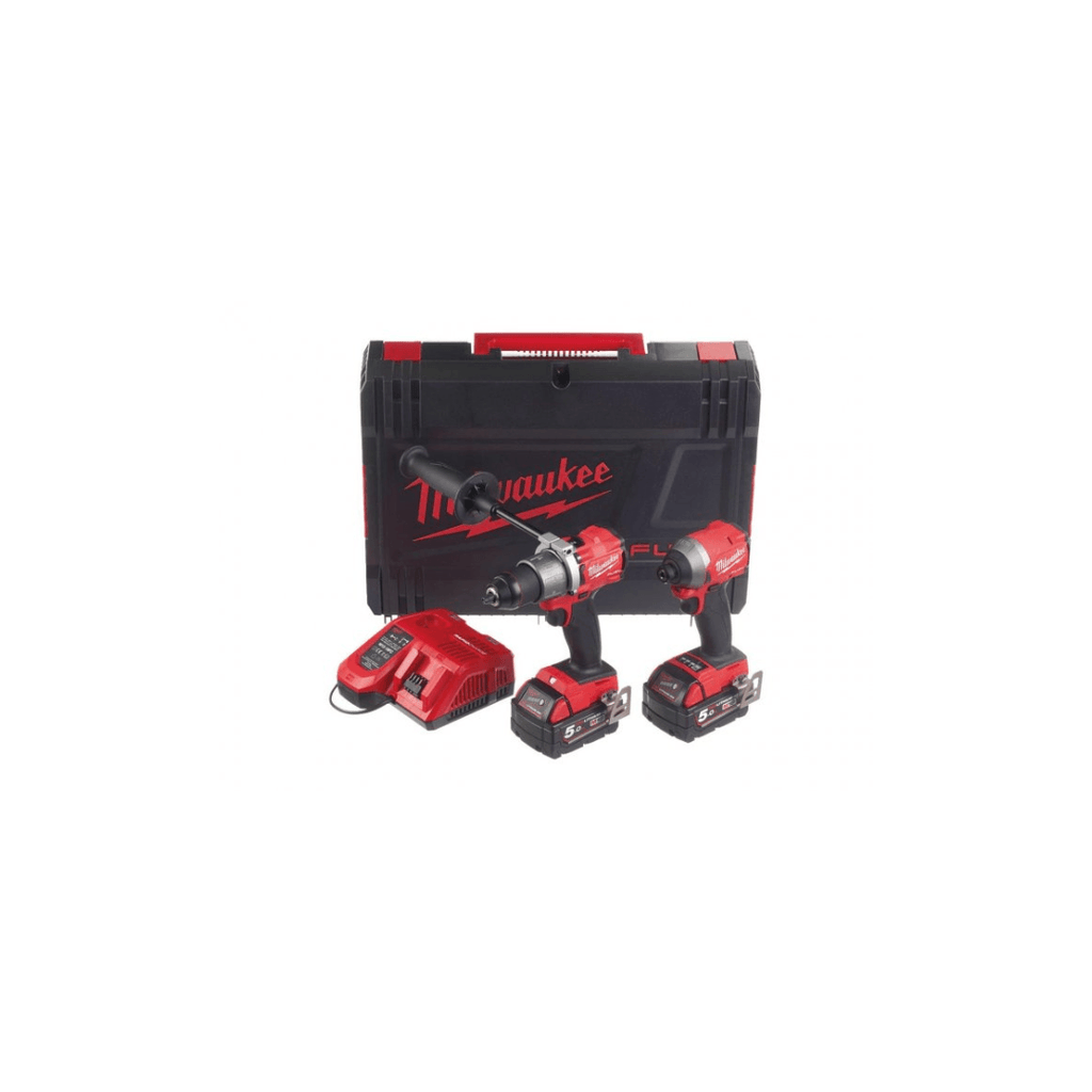 Milwaukee M18FPP2A2-502X Gen 3 Twin Pack - Tool Source - Buy Tools and Hardware Online