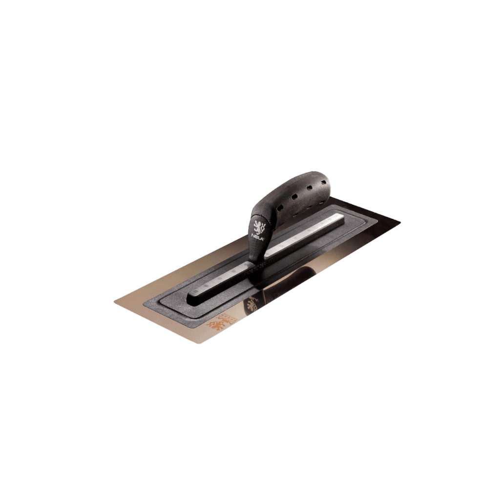 Nela Black Edition finishing trowel 16 inch stainless steel BiKoGRIP cork handle