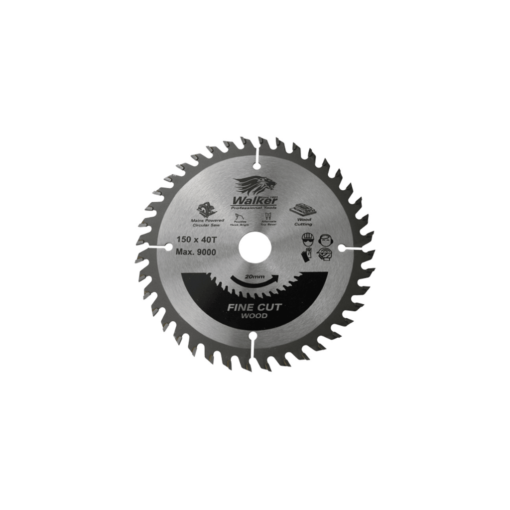 Walker Circular Saw Blade 180 x 40T x 30mm Medium Cut - Tool Source - Buy Tools and Hardware Online