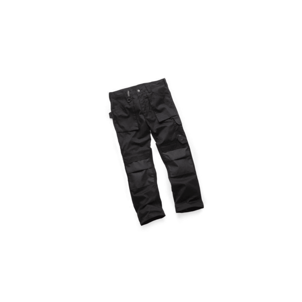 SCRUFFS T54814 WORKER TROUSERS BLACK 30" SHORT - Tool Source - Buy Tools and Hardware Online
