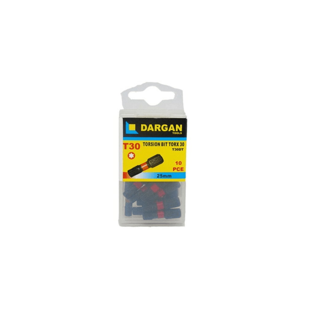 Dargan T30 Torsion Torx Screwdriver Bits - Tool Source - Buy Tools and Hardware Online