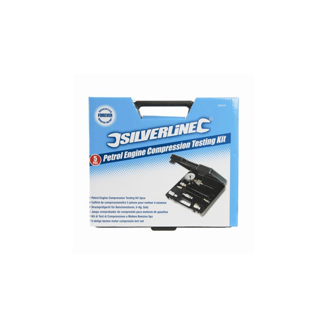 Silverline Petrol Engine Compression Testing Kit 5pce Tool Source Silverline petrol engine compression testing kit 5pce tool source
