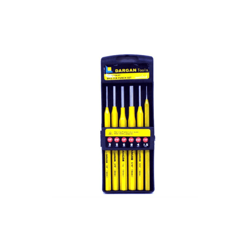 Dargan 6pce Pin Punch Set - Tool Source - Buy Tools and Hardware Online