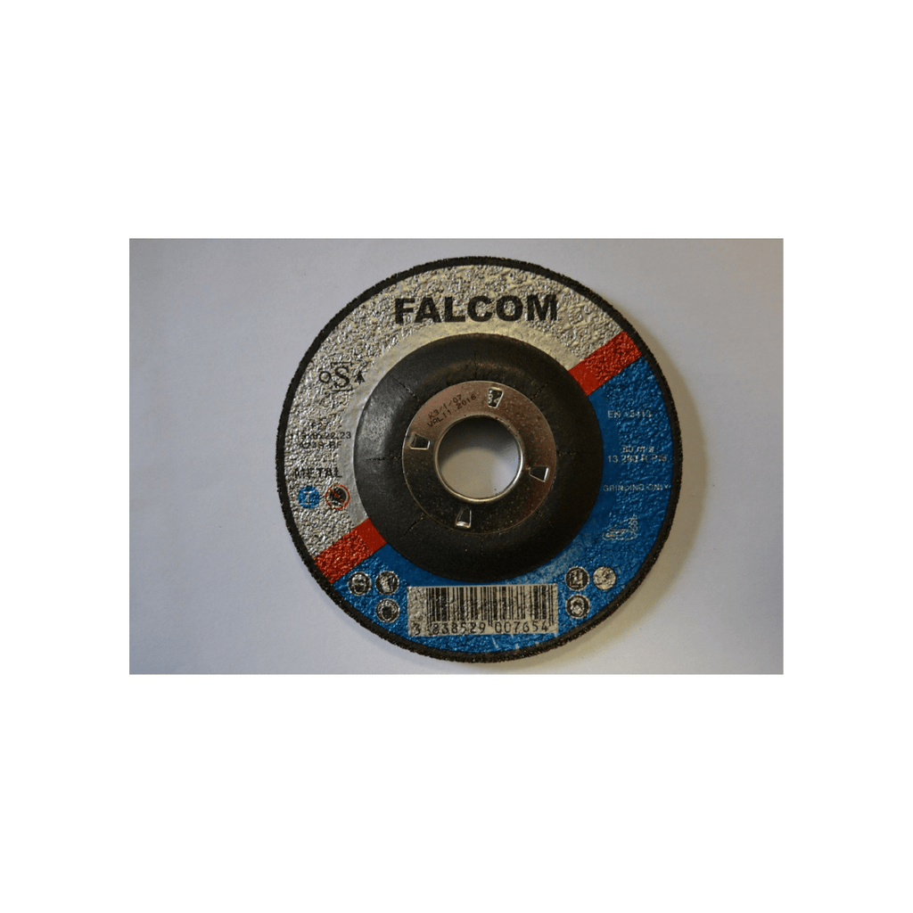 FALCOM 115x6x22MM 41/2'' STEEL DPC GRINDING DISC - Tool Source - Buy Tools and Hardware Online