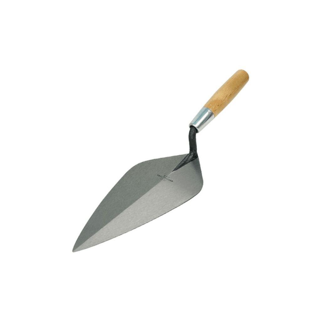 Marshalltown Brick Trowel Wide London Pattern 11” x 5¾” - Wood Handle - Tool Source - Buy Tools and Hardware Online