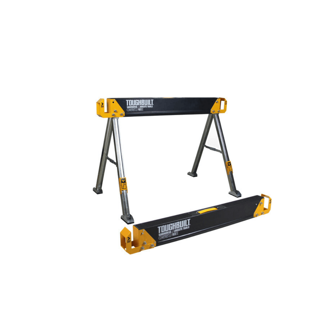 Toughbuilt Sawhorse Jobsite Table - 2 Pack (TBC5502) - Tool Source - Buy Tools and Hardware Online