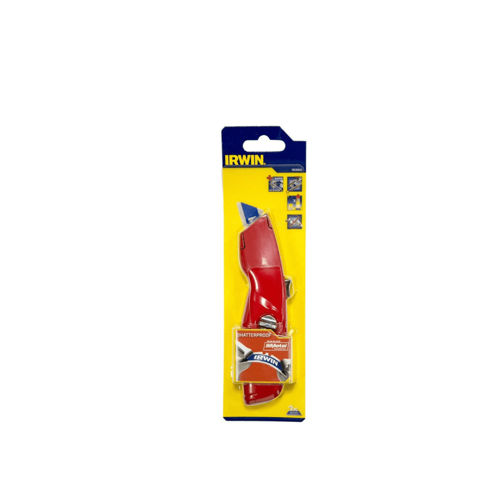 Irwin Safety Retractable Knife (10505822) - Tool Source - Buy Tools and Hardware Online