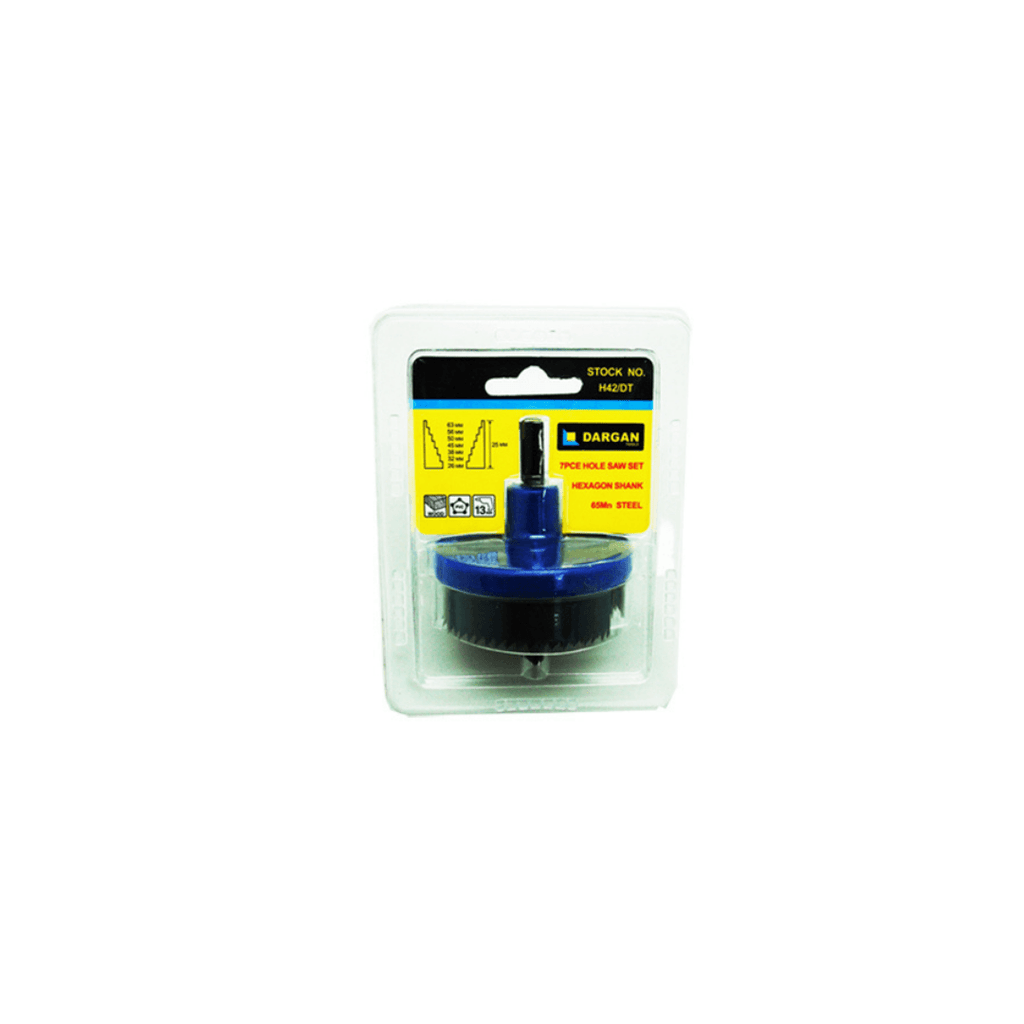 Dargan 7pce Holesaw Set (2") - Tool Source - Buy Tools and Hardware Online