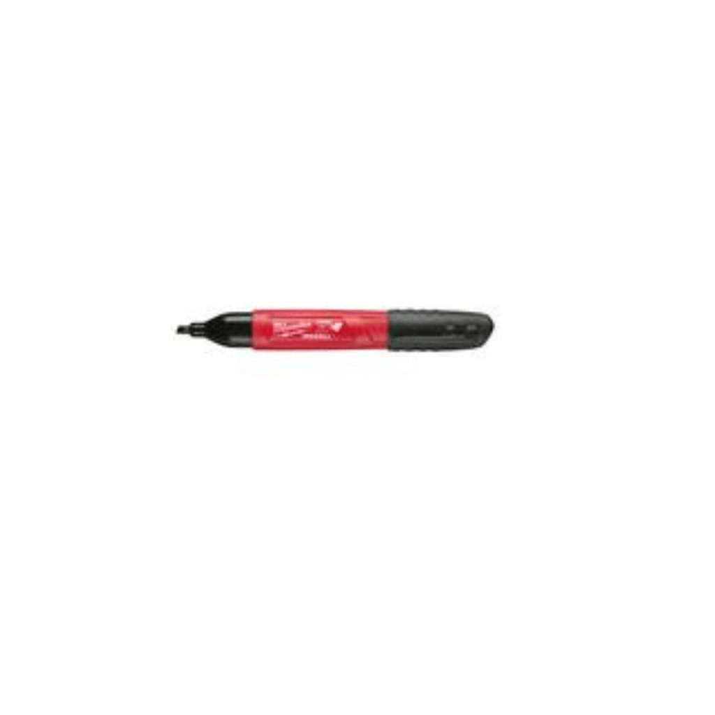 Milwaukee 48-22-3103 INKZALL Permanent Industrial Marker, Chisel Tip, Acrylic, Black - Tool Source - Buy Tools and Hardware Online