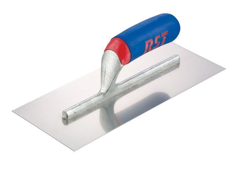 RST Carbon Steel Finishing Trowel With Soft Touch Handle 11 x 4.5" - Tool Source - Buy Tools and Hardware Online
