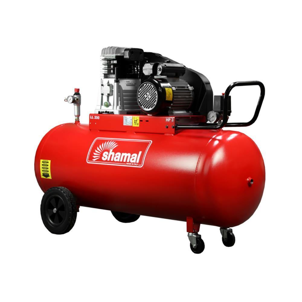 Shamal 3Hp 200 Litre 220V Air Compressor (Sb38c-200) - Tool Source 